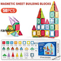 Magnetic Tiles for Kids STEM Toys Magnet Toys for Boys Girls Toddlers Magnetic Building Blocks Preschool
