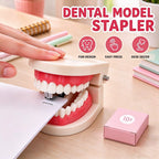 Creative Tooth Teeth Stapler Funny Prank Novelty Stationery Mini Portable Staplers Office School Student Desk Supplies Gift