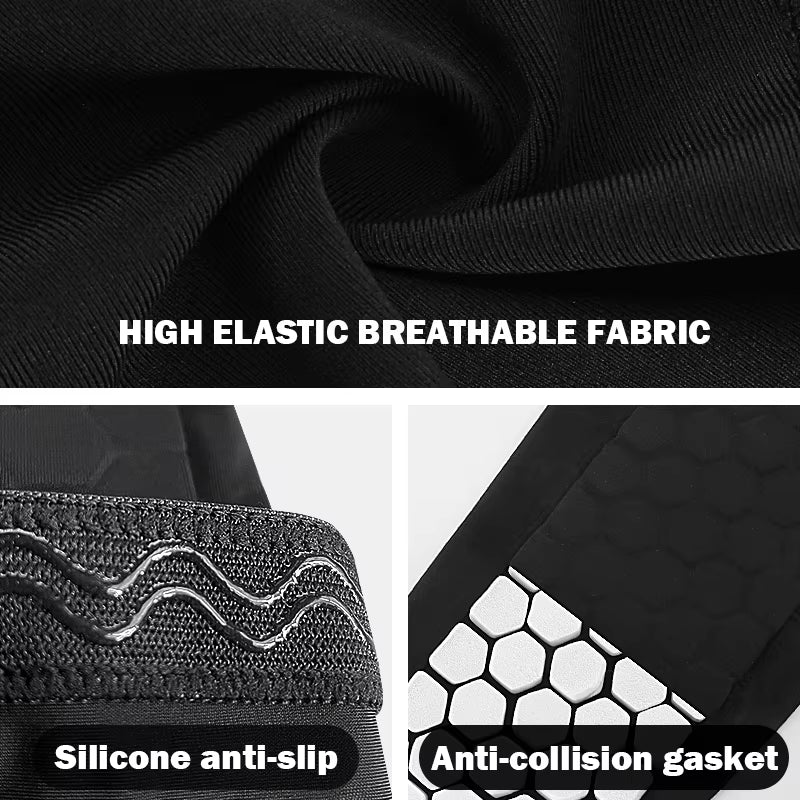 Soccer Shin Guard Sleeves with Foam, Calf Compression Sleeve Honeycomb Pads, Lightweight Shin Protection