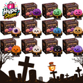 Halloween Dumpling Squishy Mystery Blind Box Halloween Ghost Dumpling Squishy Dumpling Squishy Stretchy Clear Gel Steamer Stress Balls Cute Holiday Desk Squeeze Toy,3Pc