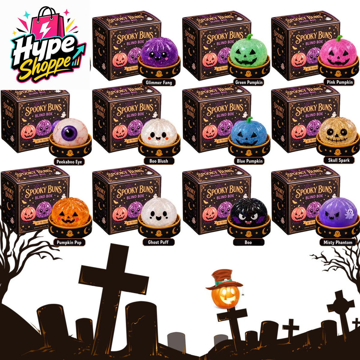 Halloween Dumpling Squishy Mystery Blind Box Halloween Ghost Dumpling Squishy Dumpling Squishy Stretchy Clear Gel Steamer Stress Balls Cute Holiday Desk Squeeze Toy,3Pc