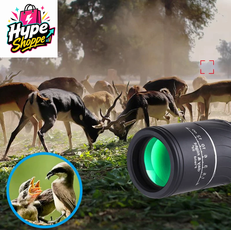 40X60 Night Vision Monocular with Night Vision BAK4 Prism High Power Waterproof