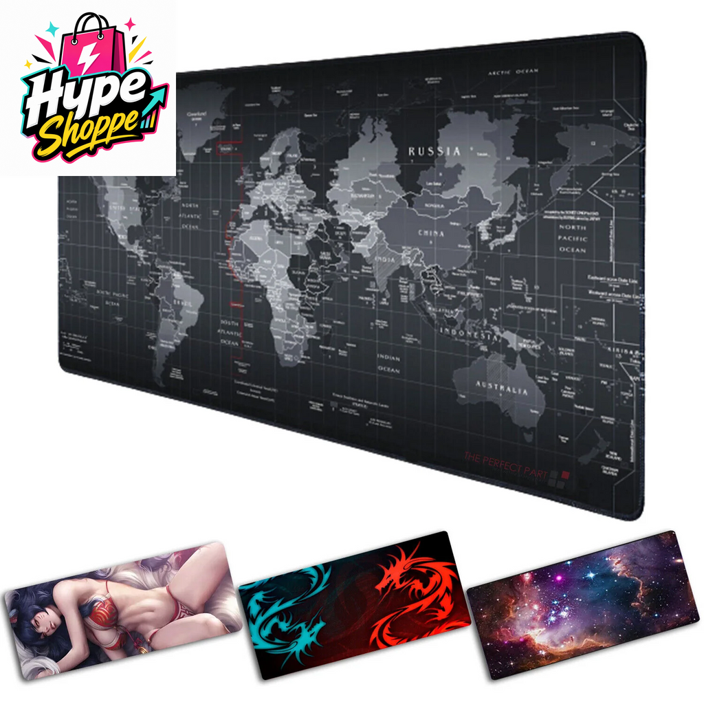 Extended Gaming Mouse Pad Desk Keyboard Mat Large Size 800MM X 300MM 31X12